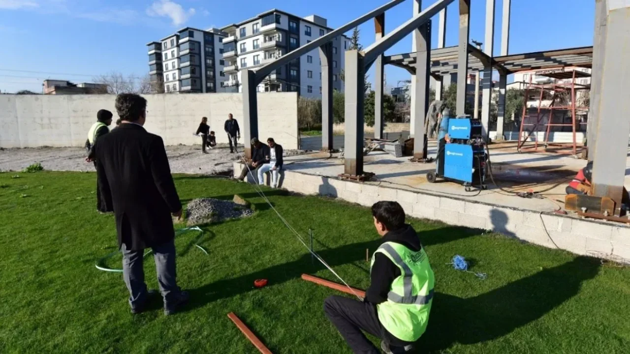 7 Ocak Stadyumu’nda Çalışmalar Sürüyor