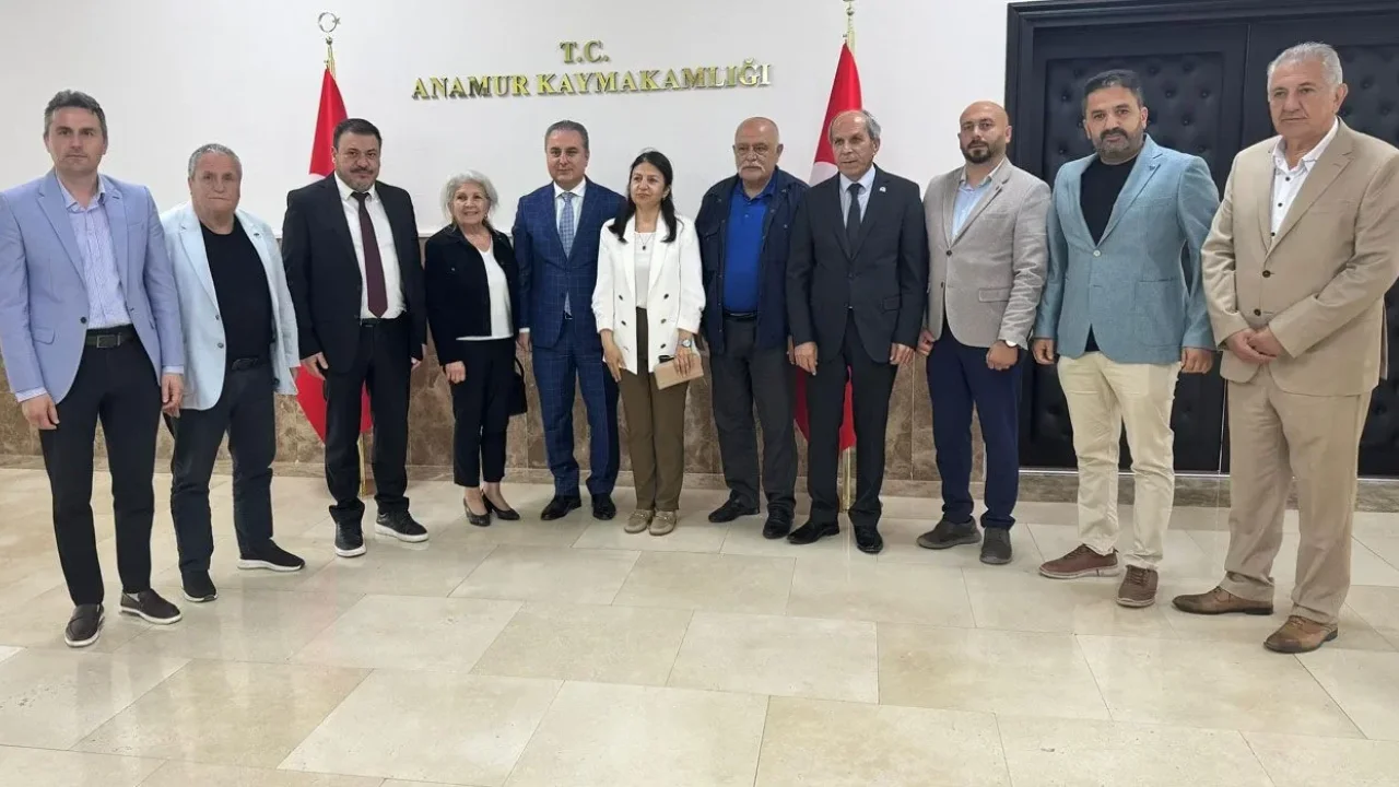 AGF Heyetinden Anamur Kaymakamı’na Ziyaret