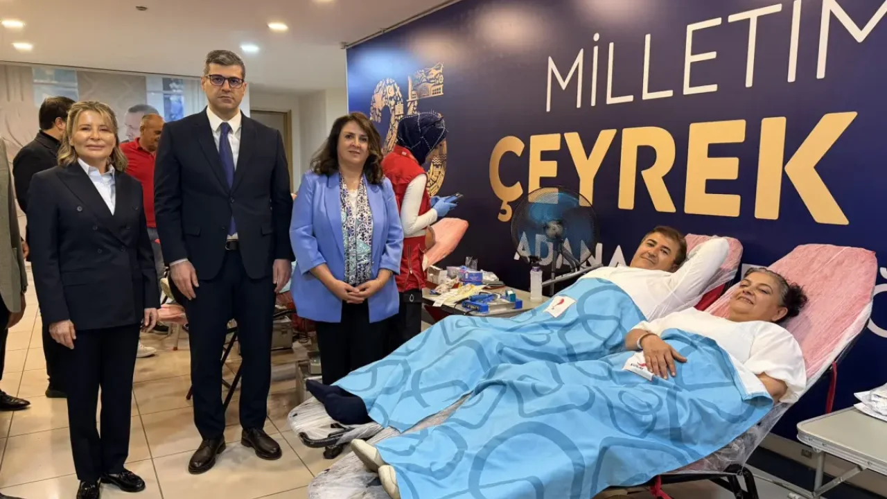 AK Parti Adana Teşkilatı kan bağışını destekliyor