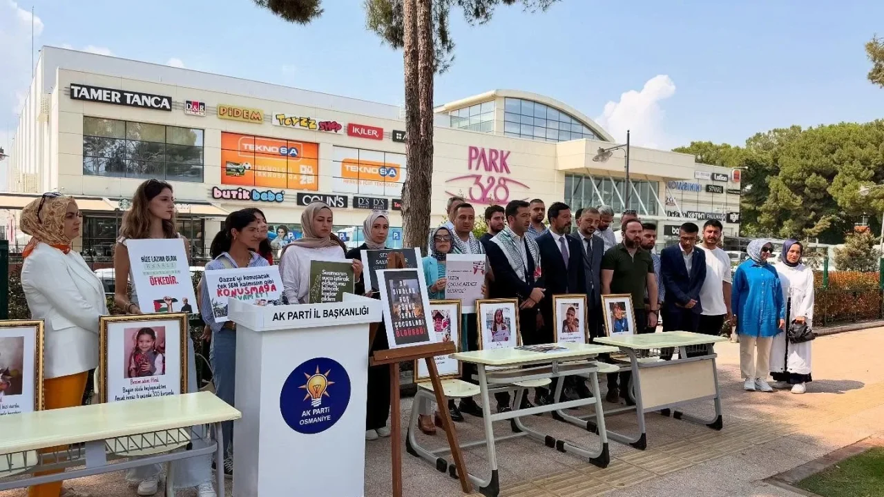 AK Parti Osmaniye’den Filistin’e Dayanışma Çağrısı