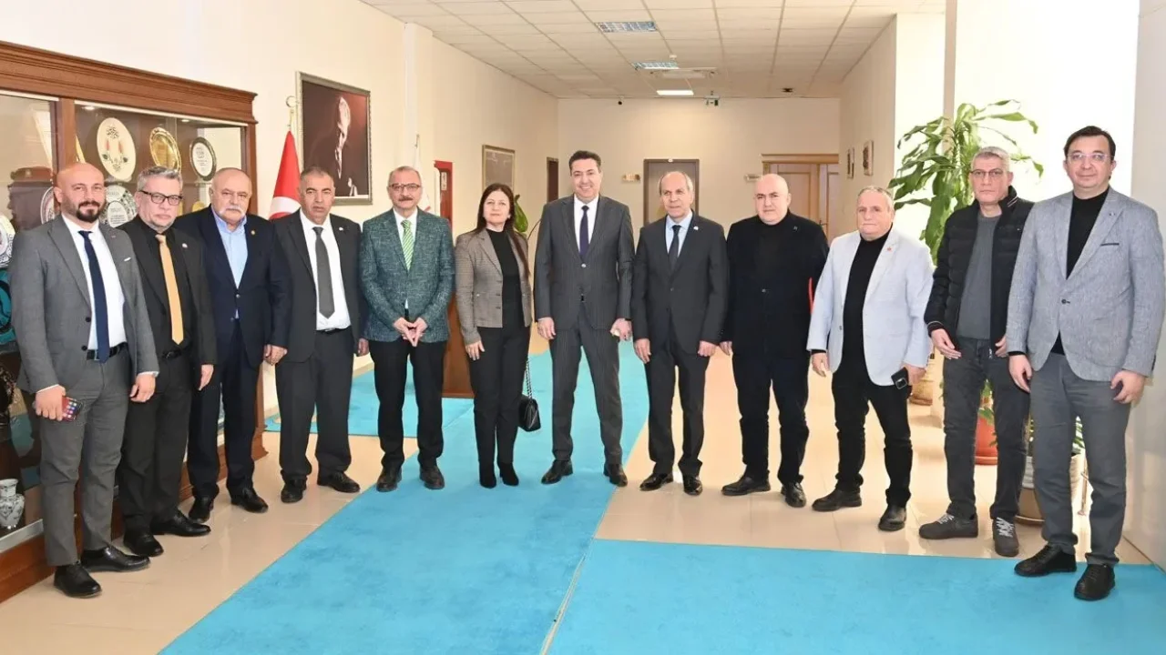 Akdeniz Gazeteciler Federasyonu OKÜ’yü Ziyaret Etti