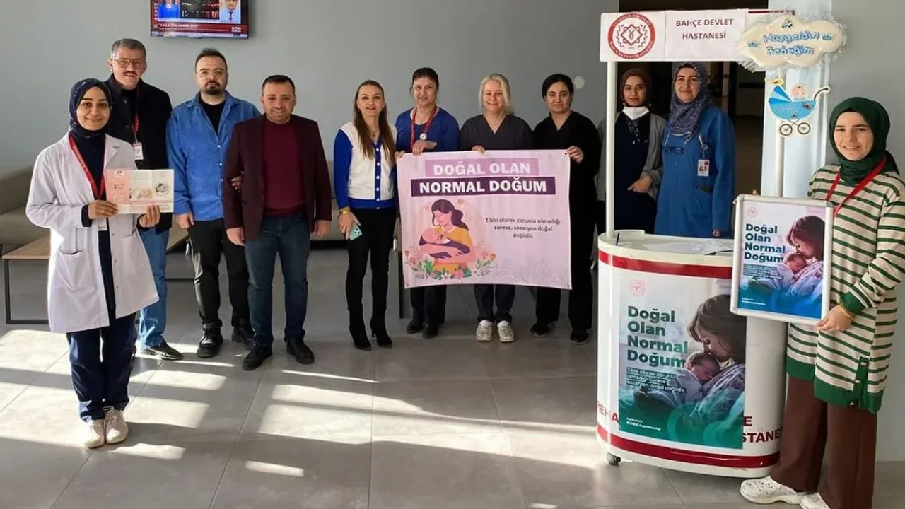 Bahçe’de Doğal Doğum İçin Bilgilendirme Çalışması Yapıldı