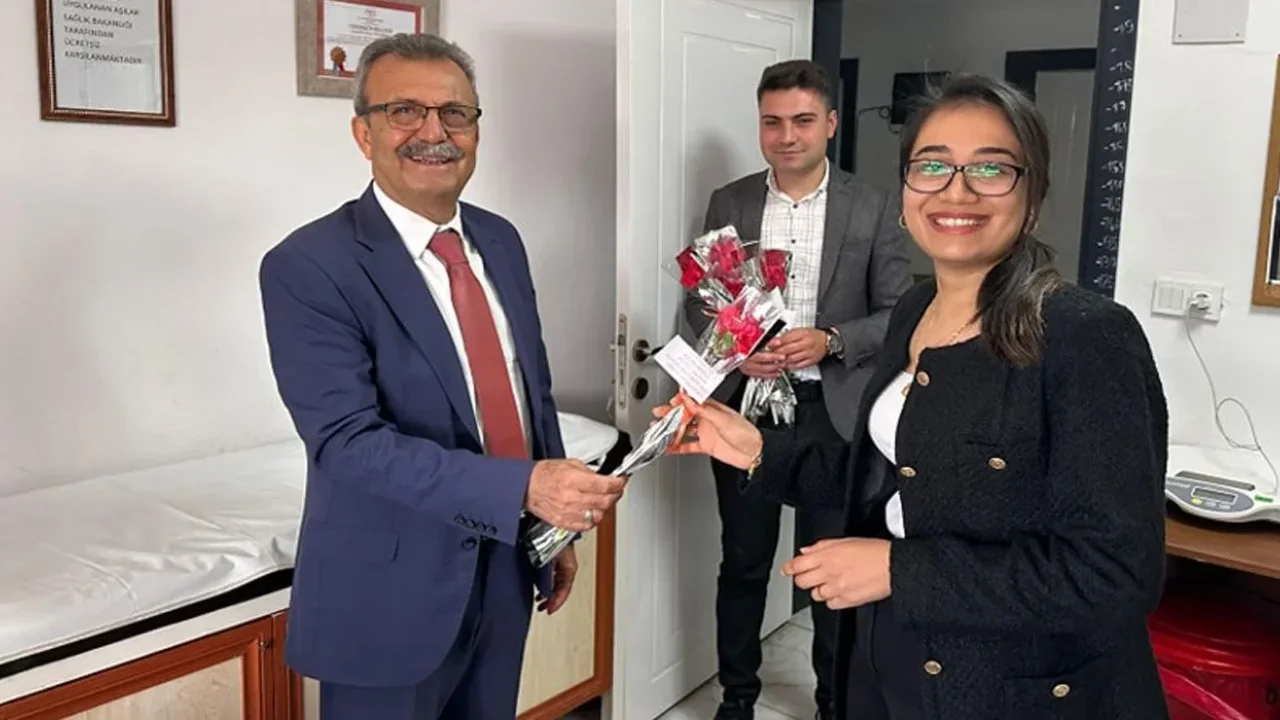 Başkan Abbas Yeşildemir’den Sağlık Çalışanlarına Ziyaret