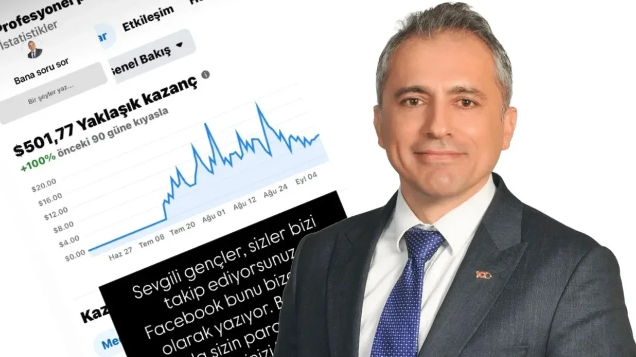 Başkan İbrahim Çenet, Facebook Gelirini Gençlerle Paylaşıyor