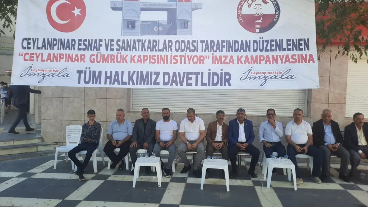 Ceylanpınar’da “Gümrük Kapısını İstiyoruz” kampanyası
