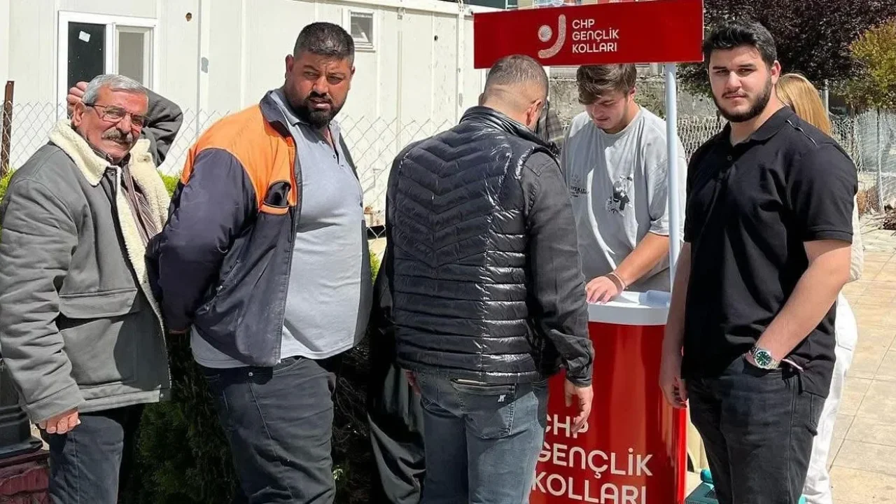 CHP Düziçi’nden İmamoğlu İçin İmza Kampanyası