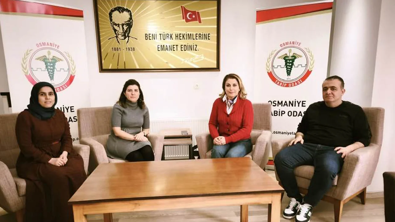 CHP’li Asu Kaya, Osmaniye Tabipler Odası’na Ziyaret Gerçekleştirdi