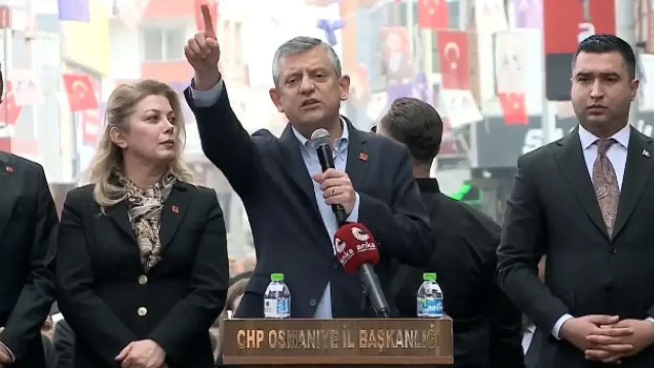 CHP Lideri Özgür Özel Osmaniye’de Halka Seslendi