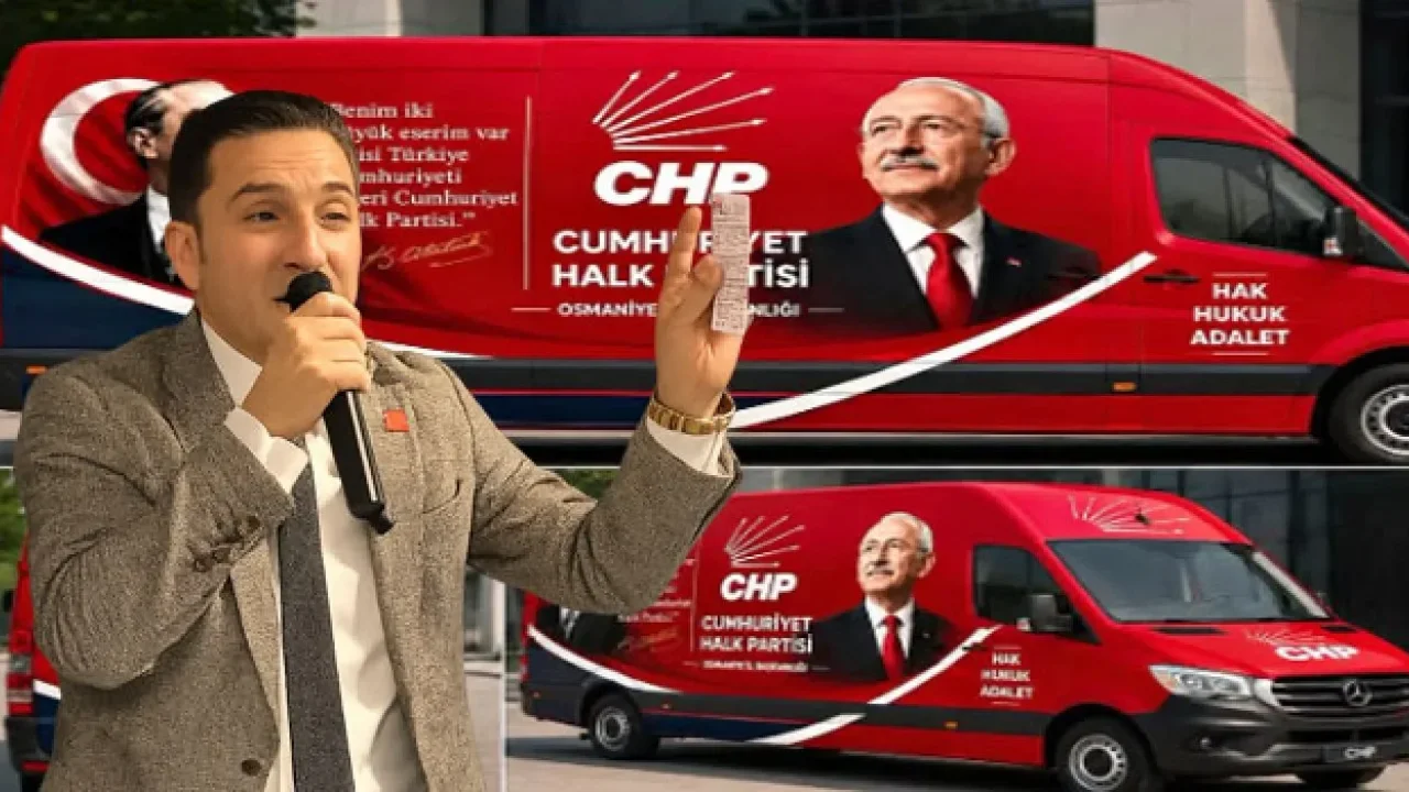 CHP Osmaniye'nin Yadigâr Minibüsü Yeniden Yollarda