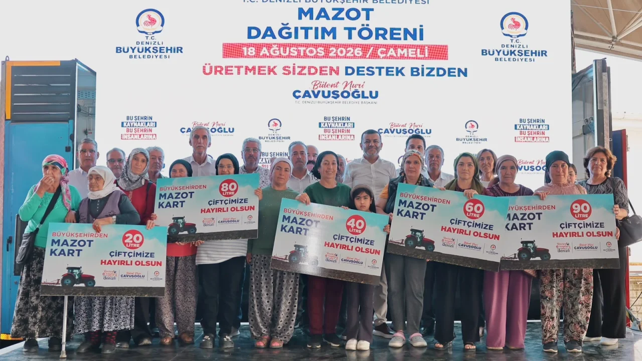 Denizli Büyükşehir’den Üreticiye Can Suyu