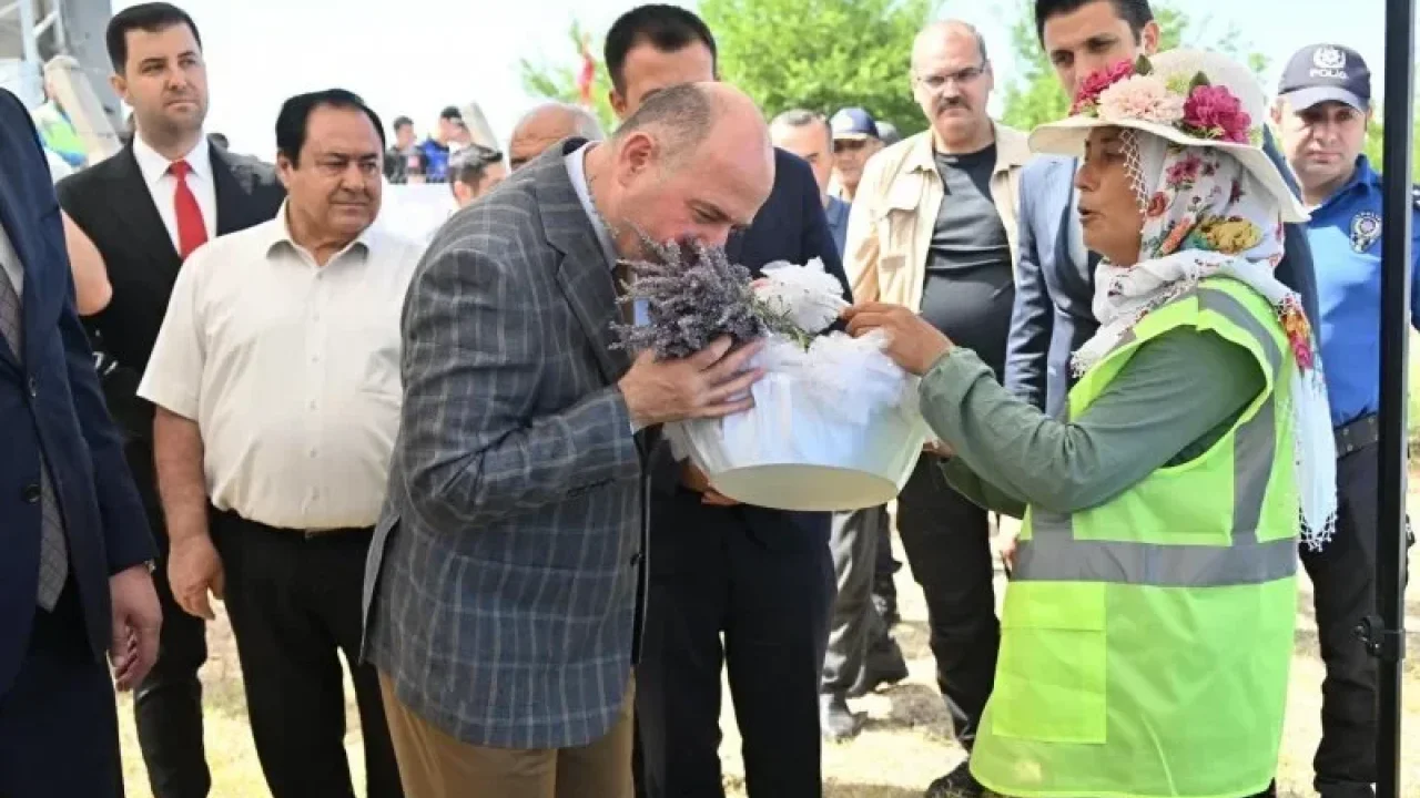 Düziçi Lavanta Bahçesi Yeni Sezona Dualarla Başladı