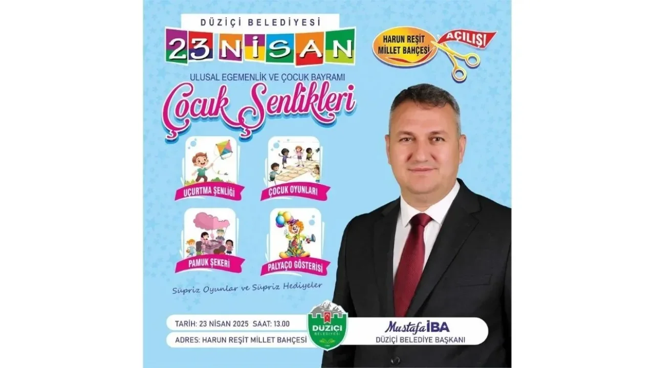 Düziçi’nde 23 Nisan Renkli Etkinliklerle Kutlanacak