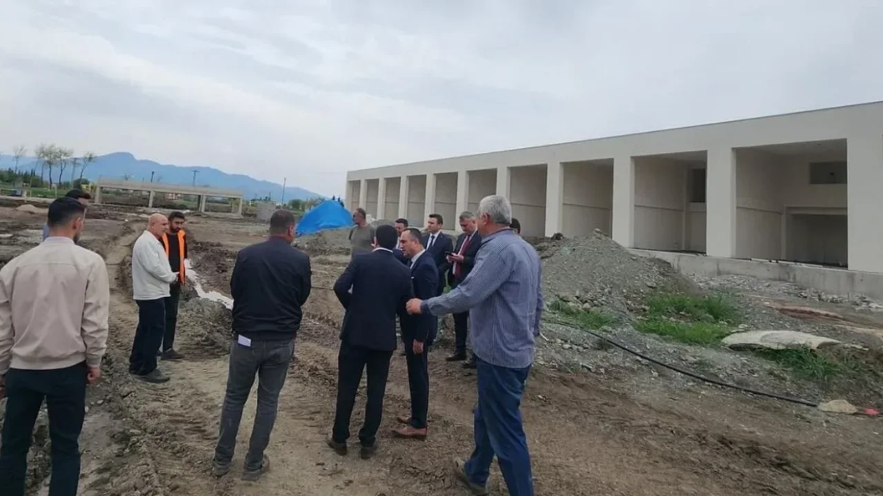 Düziçi Sebze Hali İnşaatında Sona Yaklaşıldı