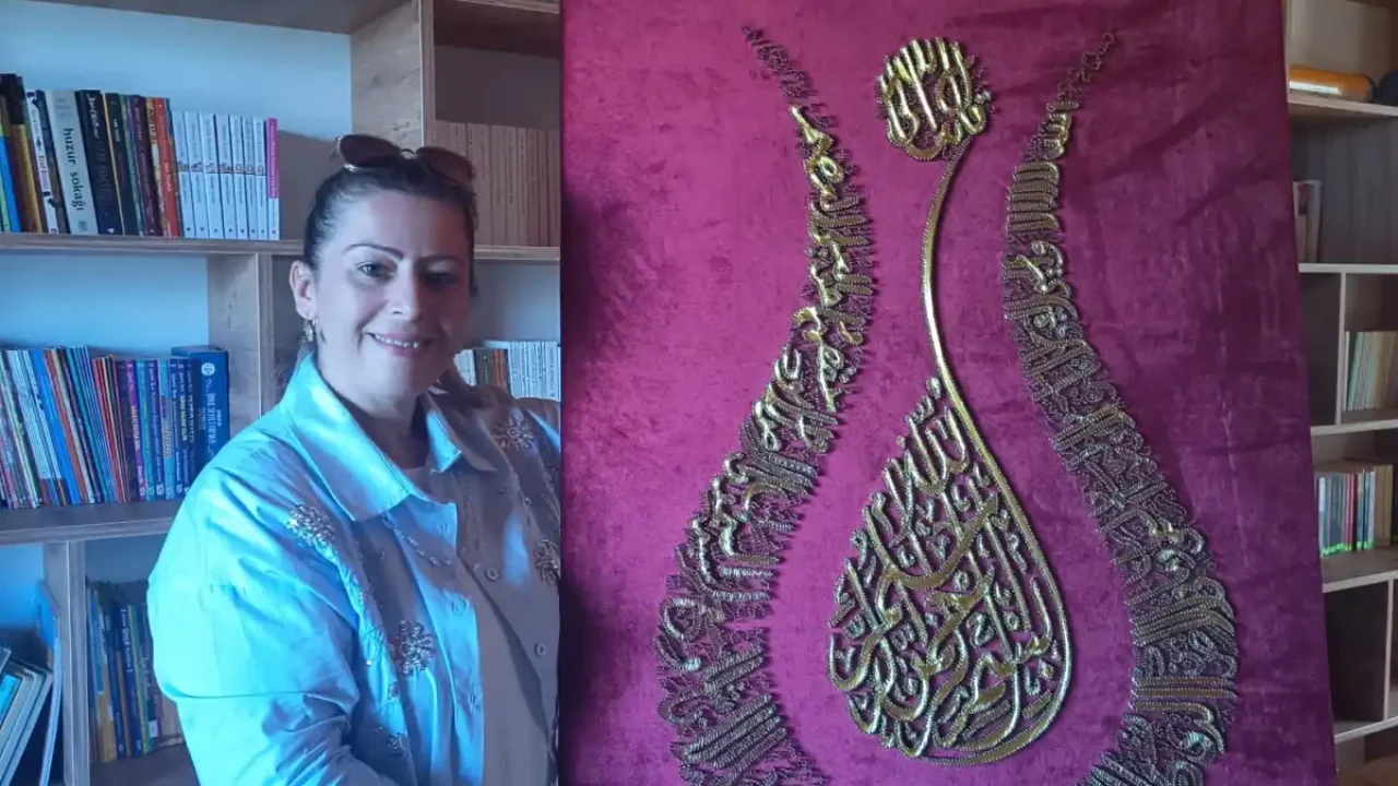 Filografi sanatı Beşikdüzü'nde yoğun ilgiyle yaygınlaşıyor