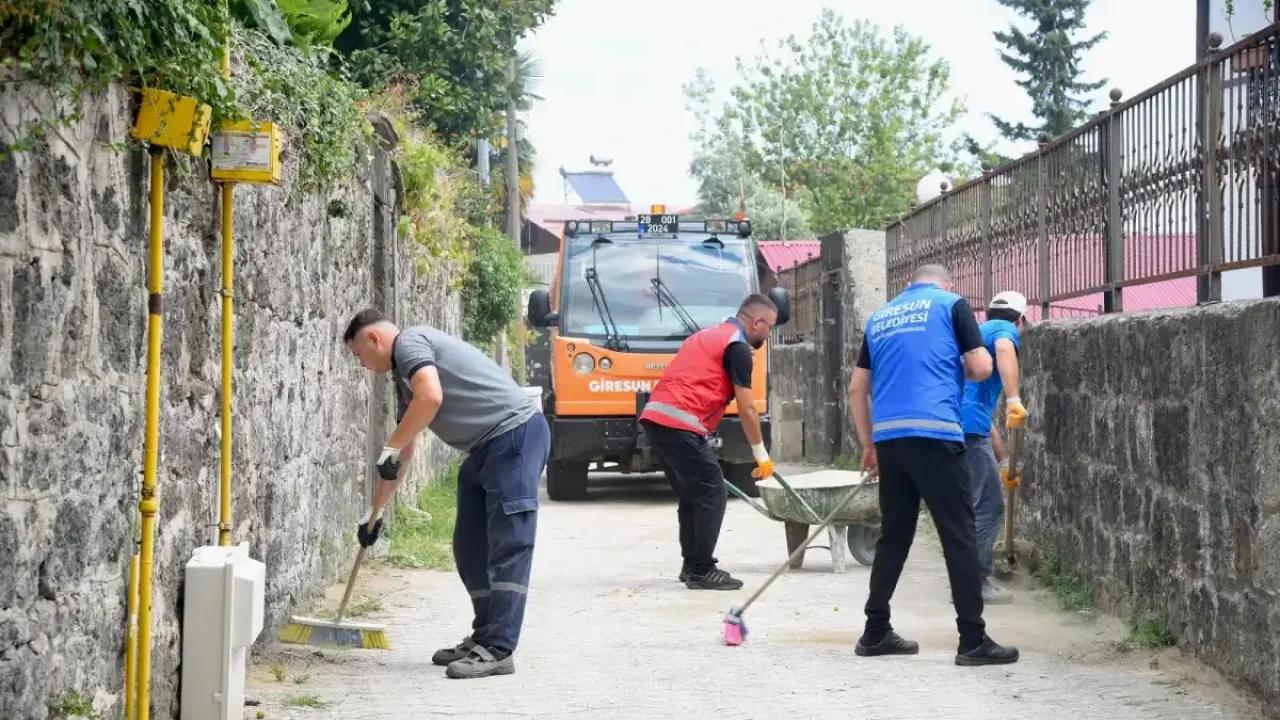 Giresun'da yaşam kalitesi artırmak için ekipler seferber
