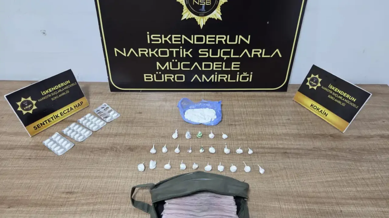İskenderun’da uyuşturucu operasyonu: 1 şüpheli tutuklandı