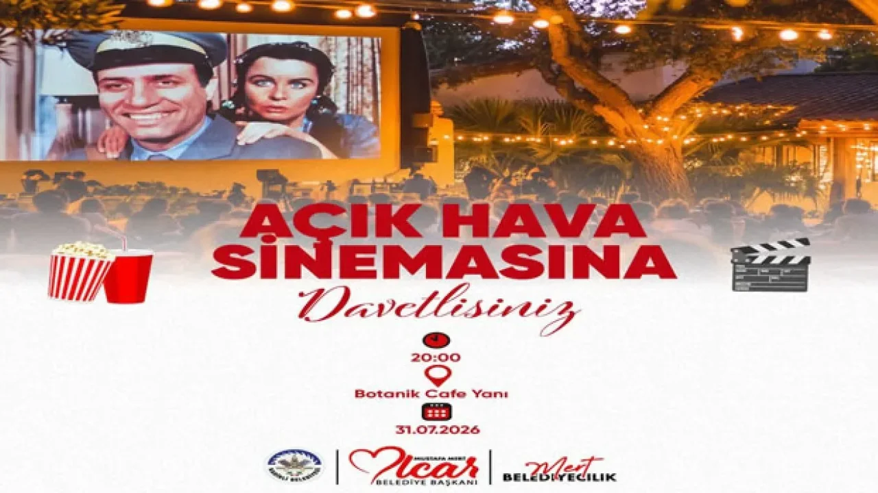 Kadirli'de Açık Hava Sineması Heyecanı Başlıyor