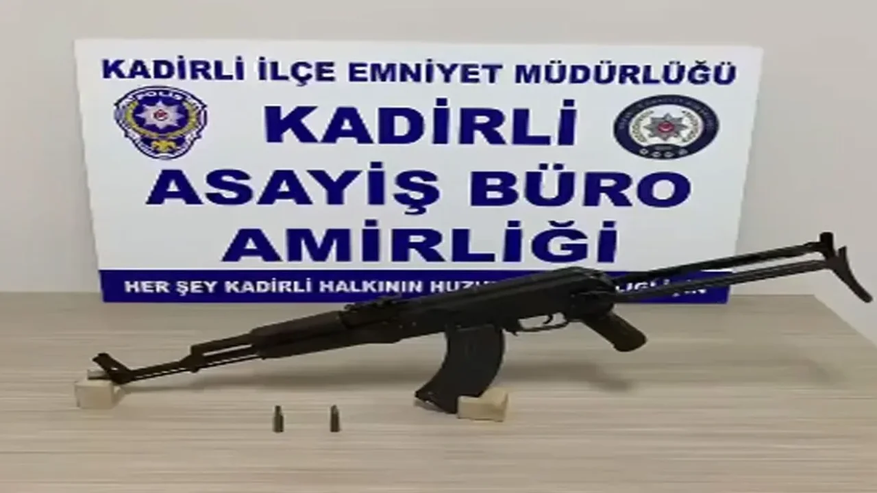Kadirli’de Gömülü AK-47 Silahı Bulundu