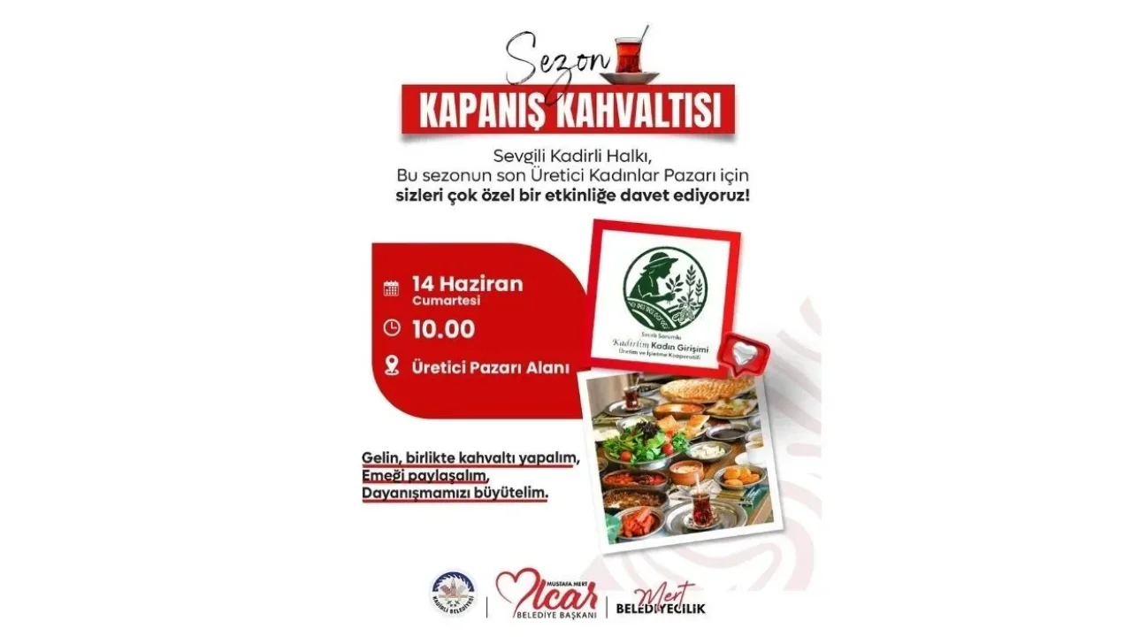 Kadirli’de Sezonun Son Kadın Pazarı Etkinliği