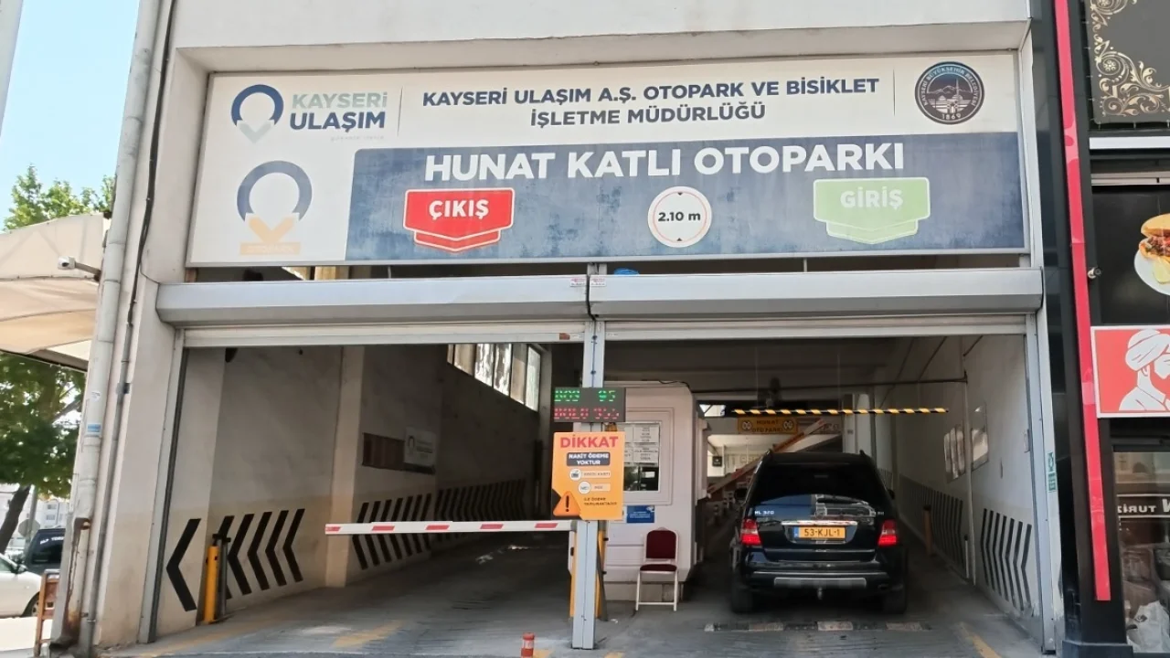 Kayseri akıllı otopark sistemiyle dönüşüyor