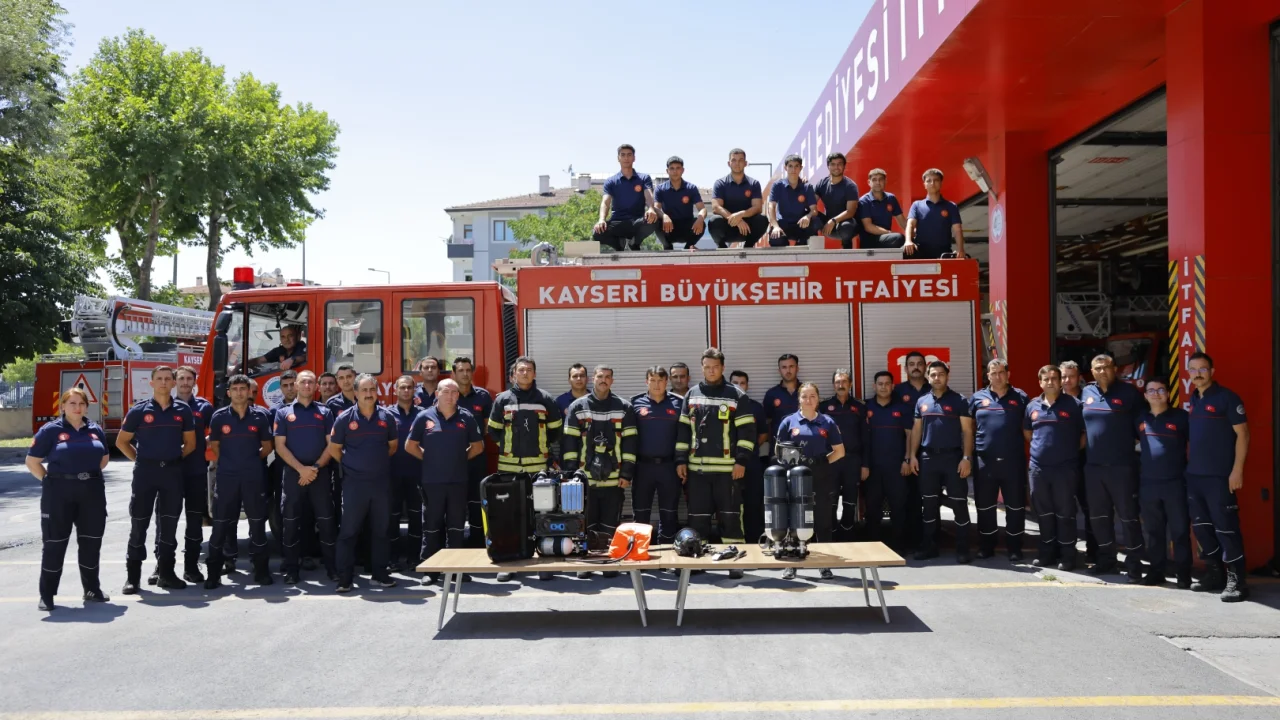 Kayseri itfaiyesi teknolojik gücünü artırıyor