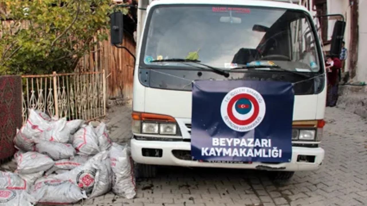 Kışlık yakacak kömür dağıtımları başladı