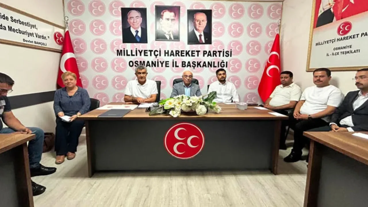 MHP Osmaniye'de İl Kongresi Tarihi Belli Oldu