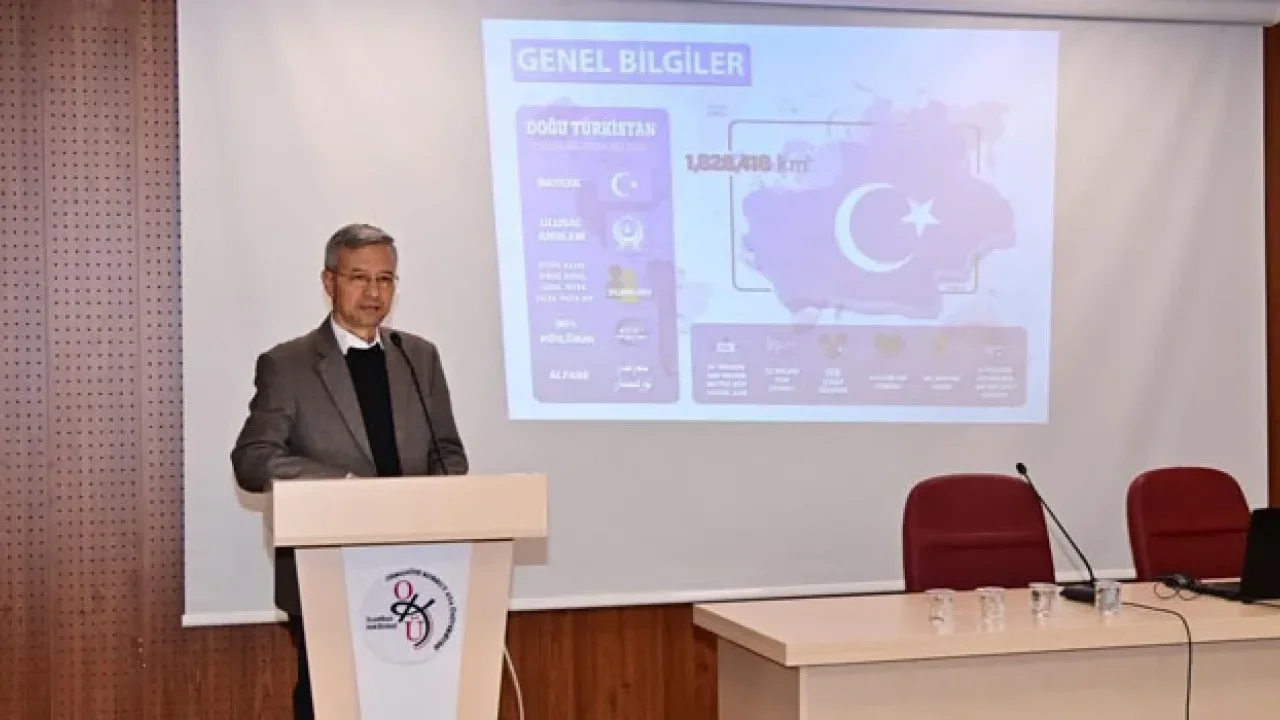 OKÜ’de “İnsan Hakları ve Doğu Türkistan” Etkinliği