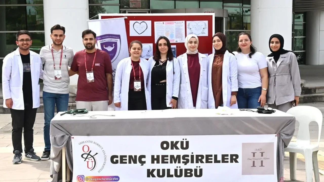 OKÜ’de Kalp Sağlığı İçin Tansiyon Ölçüm Etkinliği