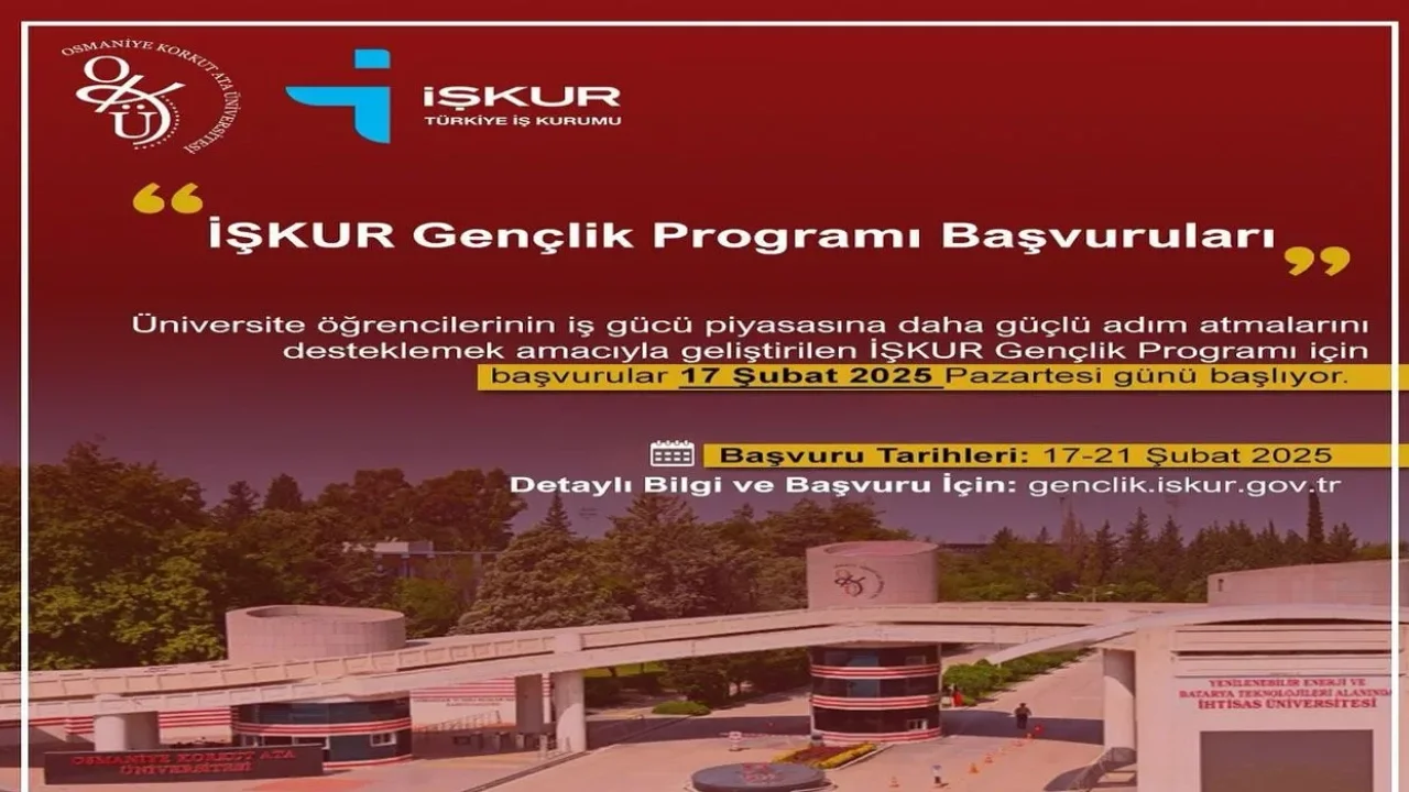 OKÜ Öğrencilerine İŞKUR Desteği: Başvurular Başlıyor