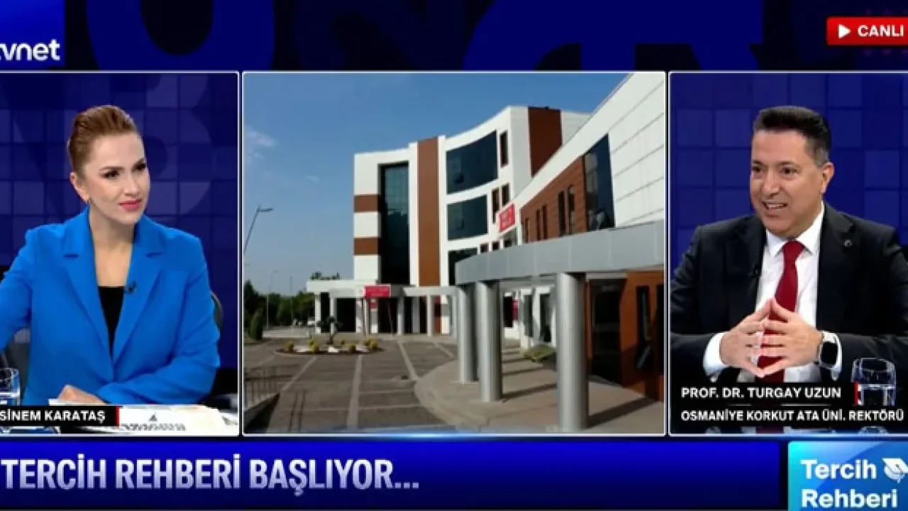 OKÜ Rektörü Turgay Uzun TV'de Üniversiteyi Tanıttı