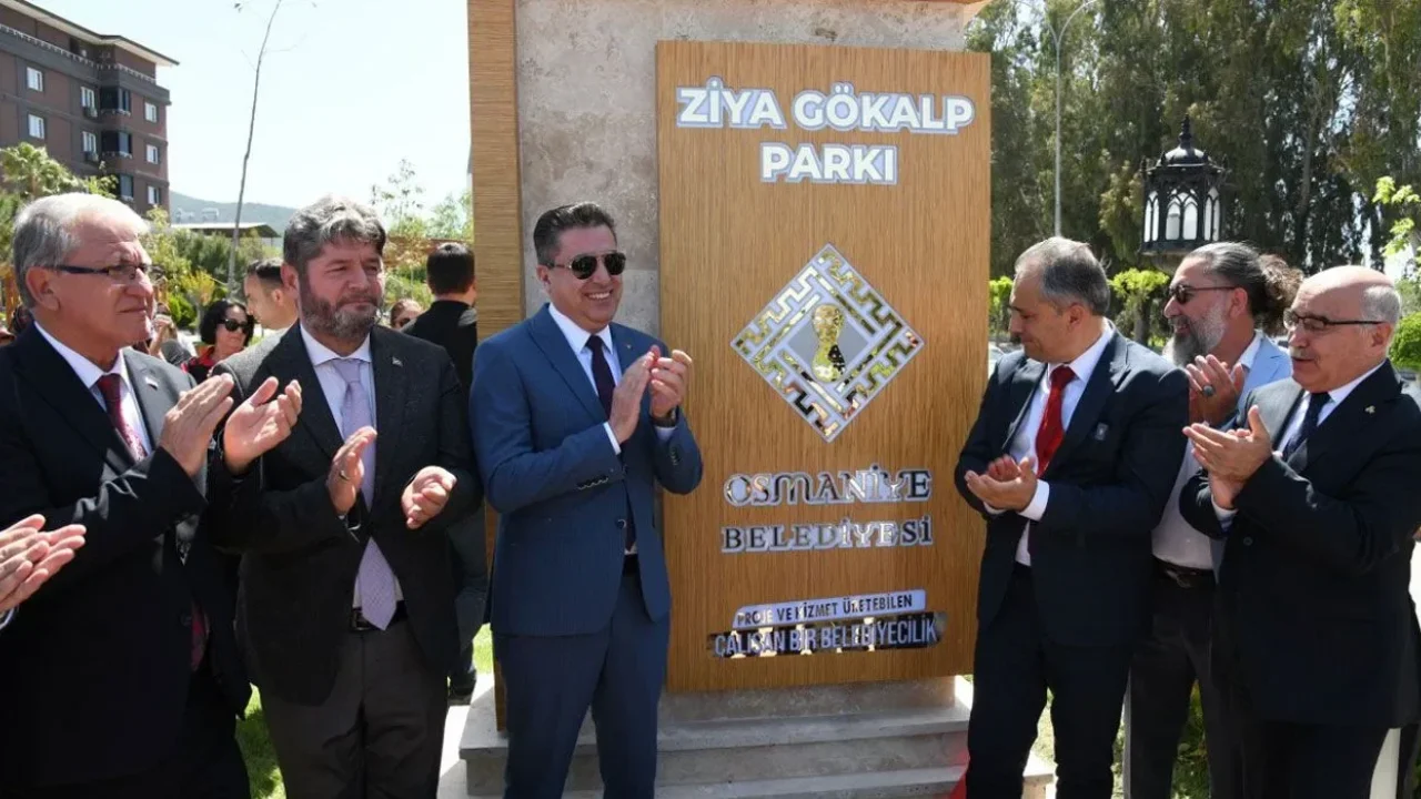 Osmaniiye'de Ziya Gökalp Parkı Açıldı