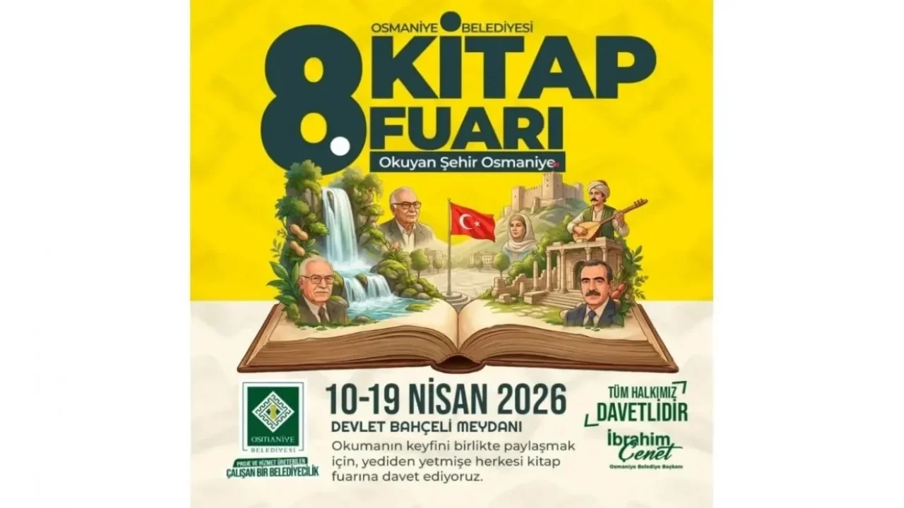 Osmaniye 8. Kitap Fuarı İçin Geri Sayım Başladı