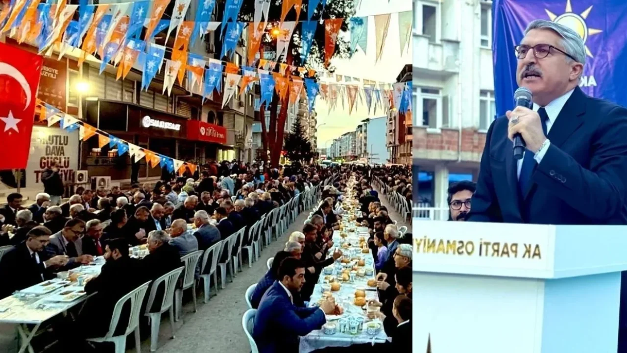 Osmaniye AK Parti Teşkilatı İftarda Bir Araya Geldi