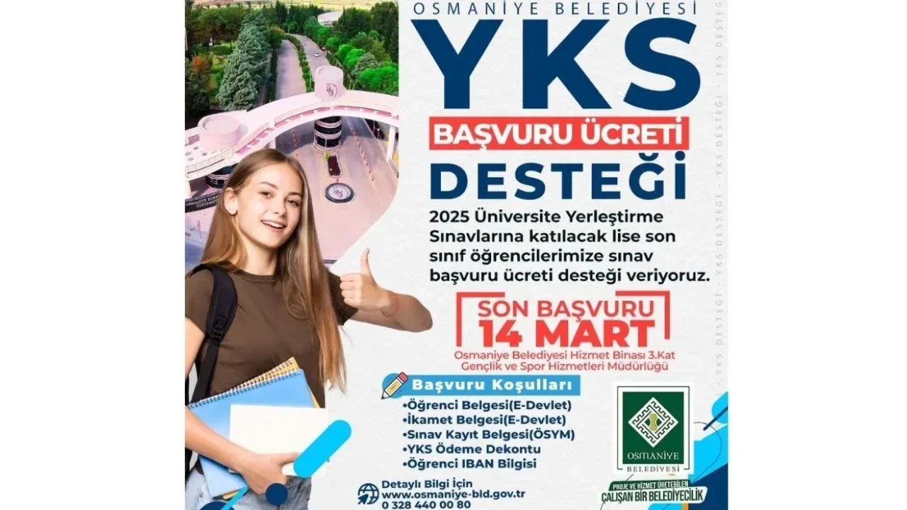 Osmaniye Belediyesi, Üniversite Adaylarına Destek Oluyor