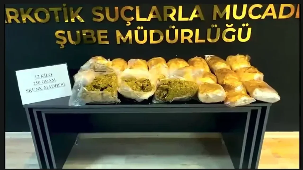 Osmaniye’de 12 Kiloluk Uyuşturucu Operasyonu