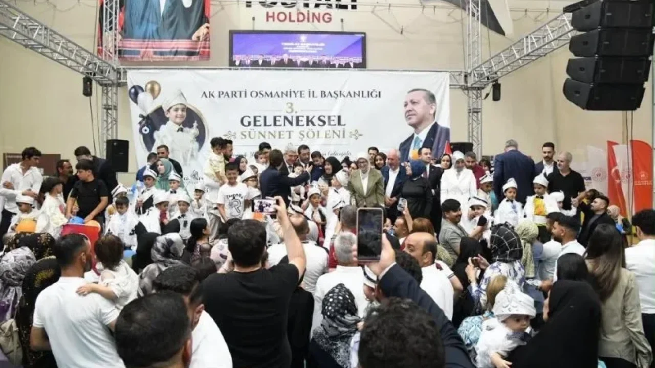 Osmaniye'de 500 Çocuğun Katılımıyla Geleneksel Sünnet Şöleni Düzenlendi