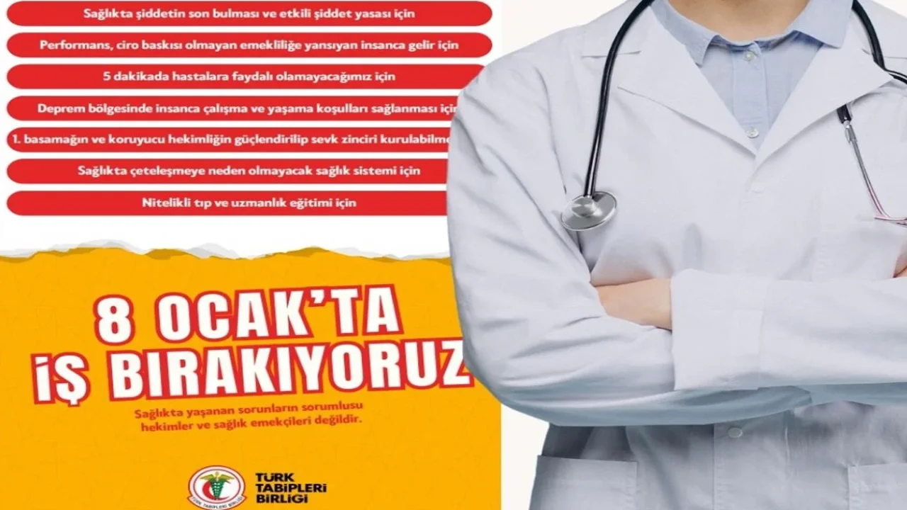 Osmaniye’de 8 Ocak’ta Sağlık Çalışanları İş Bırakacak