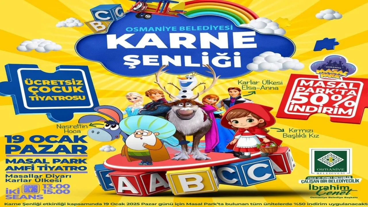 Osmaniye’de Çocuklara Karne Hediyesi Etkinliği