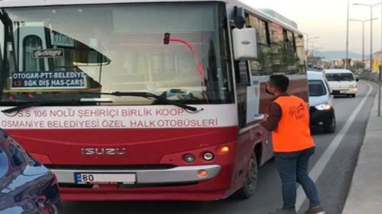 Osmaniye’de Dolmuş Ücretlerine Yeni Zam