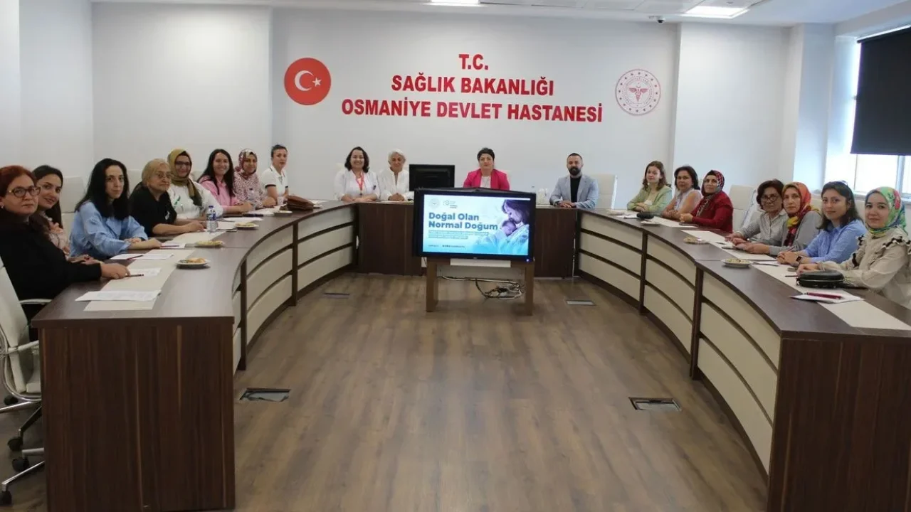 Osmaniye’de ebelere normal doğum eğitimi