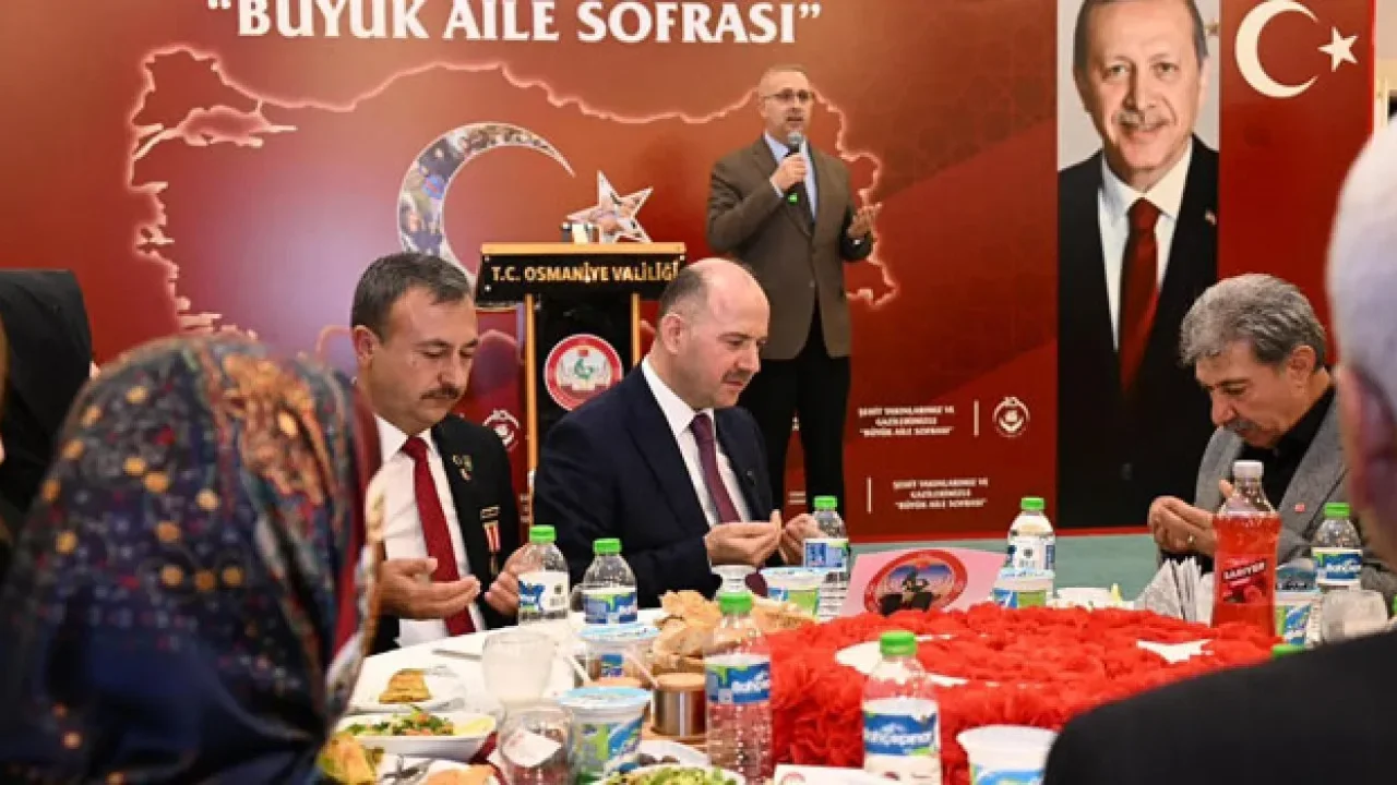 Osmaniye’de Gaziler Onuruna İftar Programı