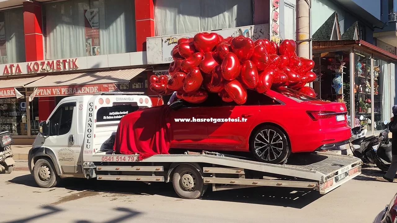 Osmaniye'de Gizemli İş Adamından Unutulmaz Sevgililer Günü Sürprizi