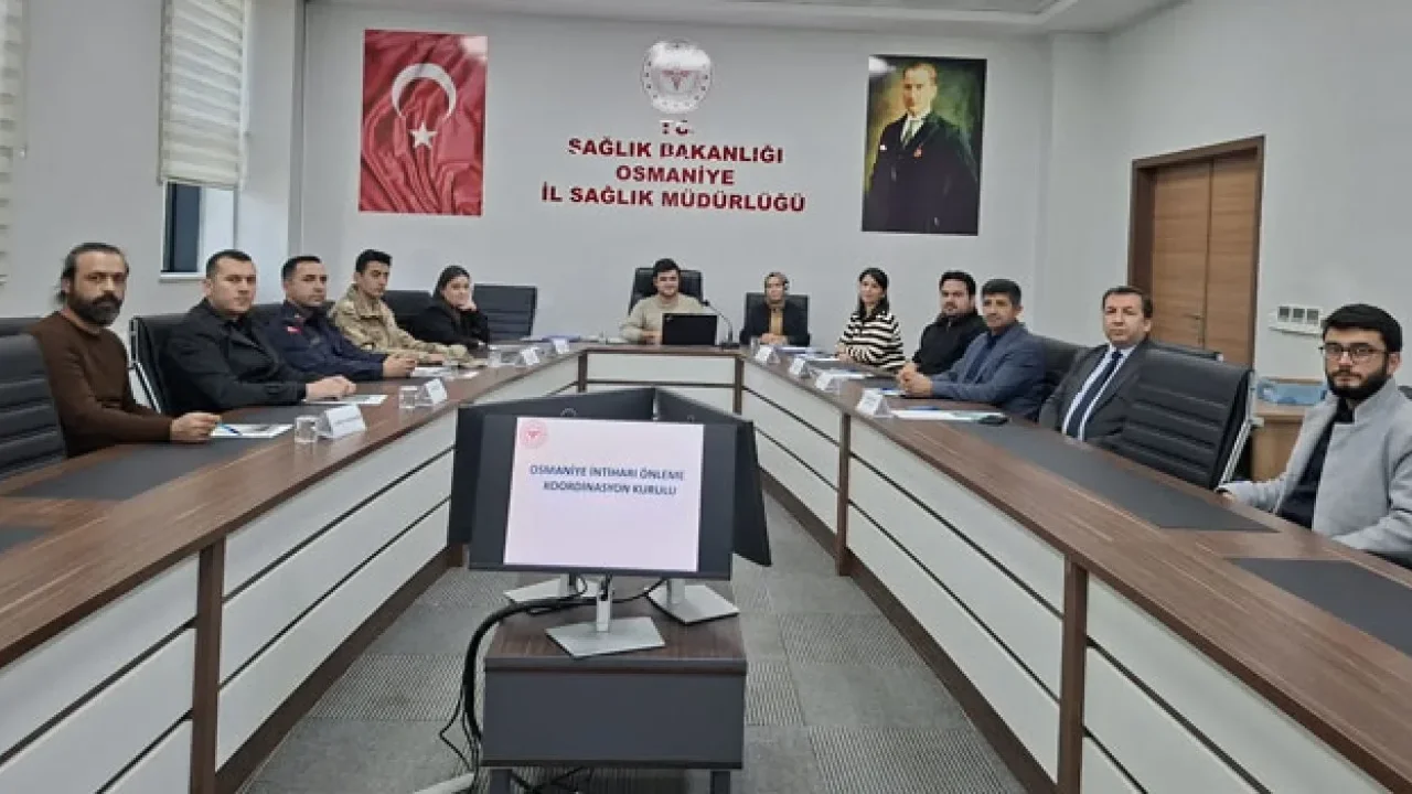 Osmaniye’de İntiharı Önleme Kurulu Toplandı