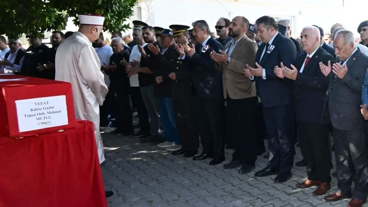 Osmaniye’de Kıbrıs Gazisi Mehmet Mutlu’ya Veda