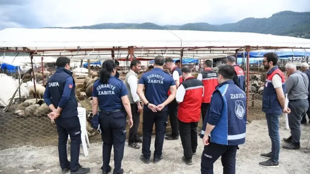 Osmaniye’de Kurban Pazarına Sıkı Denetim