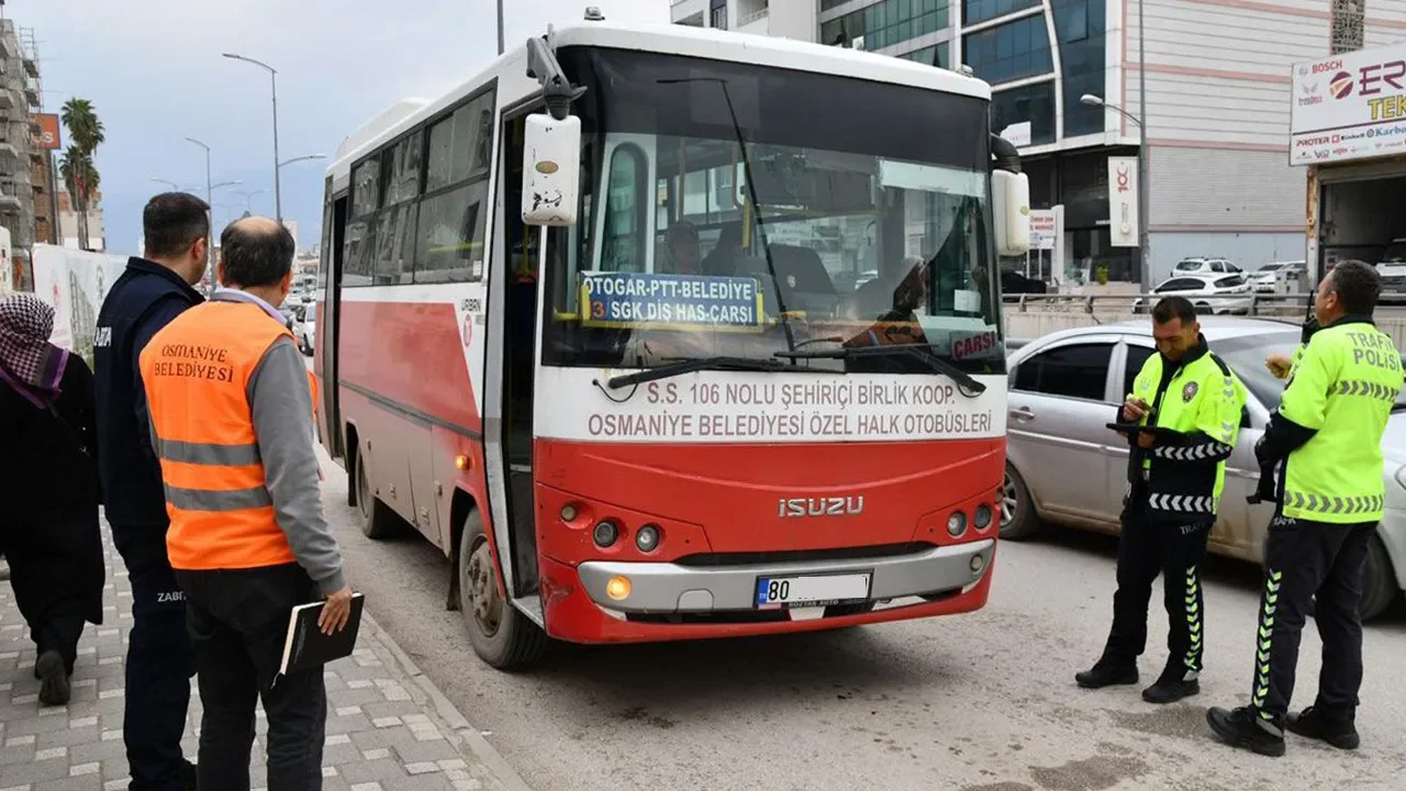 Osmaniye’de Otobüslerde Sesli Anonslar Denetlendi