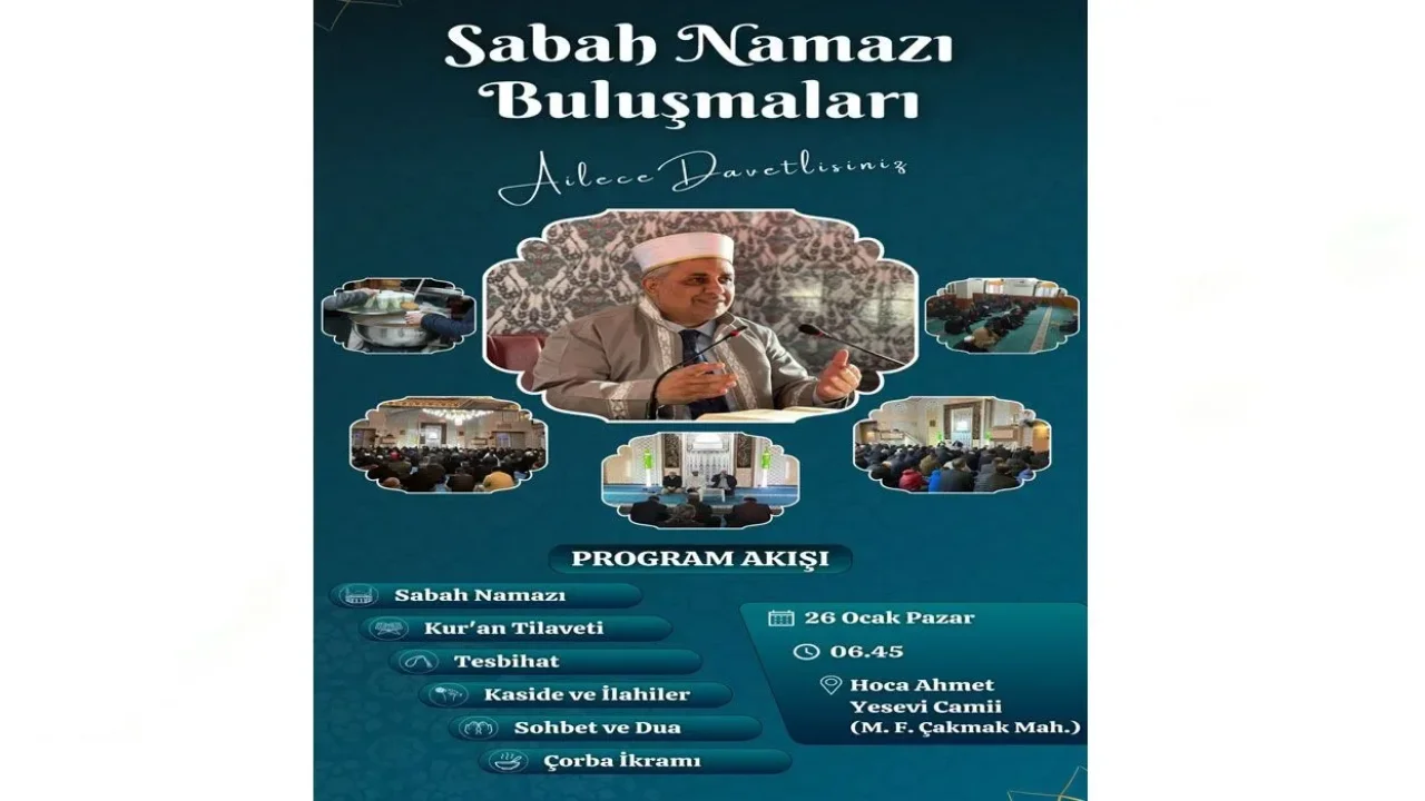 Osmaniye’de Sabah Namazı Buluşmaları Başlıyor