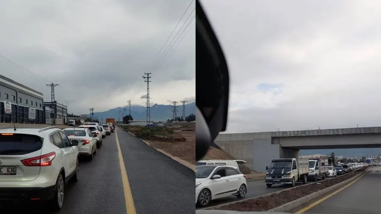 Osmaniye’de Toprakkale Yolu, Trafik Sorunu Yaratıyor
