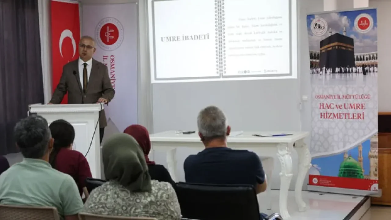 Osmaniye'de Umrecilere Hazırlık Kursu Düzenlendi